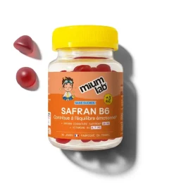 Safran B6 enfants sans sucres Mium Lab - pot de 30 gummies