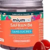Safran B6 goût fraise Mium Lab - pot de 42 gummies