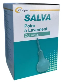 Salva poire à lavement col massif Cooper - une poire
