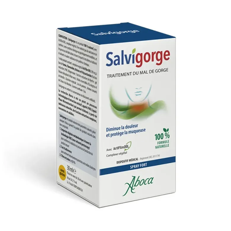 Salvigorge Spray fort mal de gorge Aboca - spray de 30ml