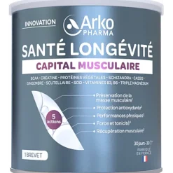 Santé longévité capital musculaire Arkopharma - pot de 300g