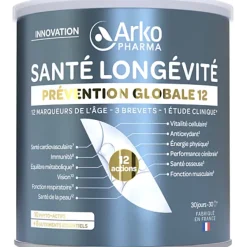 Santé longévite prévention globale 12 Arkopharma - pot de 285g