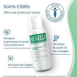 Saugella antiseptique naturel – émulsion lavante, flacon 250 ml