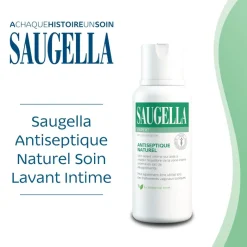 Saugella antiseptique naturel – émulsion lavante, flacon 250 ml