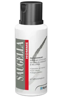 Saugella Homme – émulsion nettoyante, flacon 200 ml