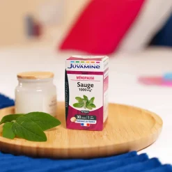 Sauge 1000 mg Juvamine - boîte de 30 comprimés