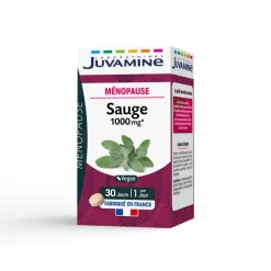 Sauge 1000 mg Juvamine - boîte de 30 comprimés