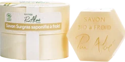 Savon Aloe vera 20% surgras Bio Pur Aloé - pain de 90 g