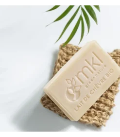 Savon au lait de chèvre douceur de lait MKL Green Nature - pain de 100g