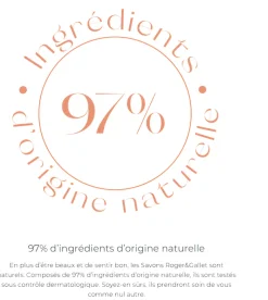 Savon bienfaisant Oeillet Mignardise Roger & Gallet - pain de 100 g