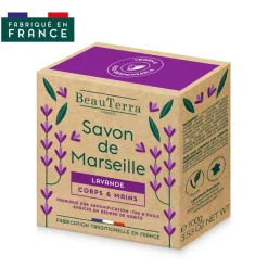 Savon de marseille lavande Beauterra - pain de 100g