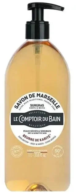 Savon de marseille surgras liquide Le comptoir du Bain - flacon-pompe de 1L