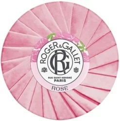 Savon doux parfumé rose Roger & Gallet - pain de 100 g