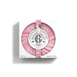 Savon doux parfumé rose Roger & Gallet - pain de 100 g