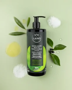 Savon liquide d'Alep Laino - flacon-pompe de 500 ml