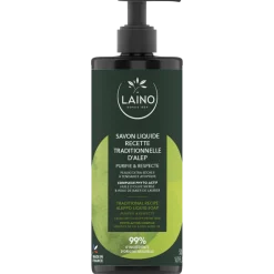 Savon liquide d'Alep Laino - flacon-pompe de 500 ml