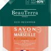 Savon liquide de marseille parfum fleur d'oranger Beauterra - eco-recharge de 900ml