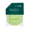 Savon liquide de marseille parfum menthe citron Beauterra - eco-recharge de 900ml