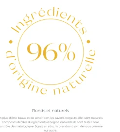 Savon parfumé bois d'orange Roger & Gallet - pain de 100 g