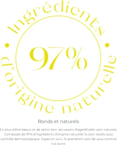 Savon parfumé Fleur d'Osmanthus Roger & Gallet - pain de 100 g