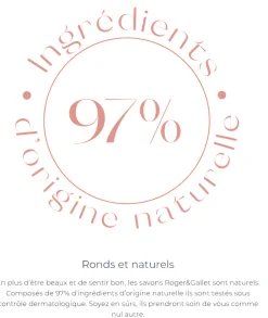 Savons bienfaisants Fleur de Figuier Roger & Gallet - coffret de 3 savons de 100 g