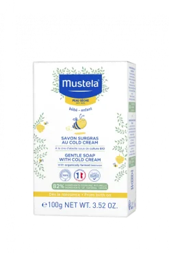 Savon surgras au Cold Cream nutri-protecteur Mustela - pain de 100g