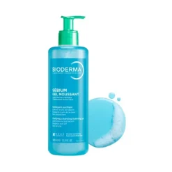 Sébium gel moussant nettoyant purifiant Bioderma
