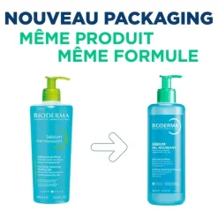 Sébium gel moussant nettoyant purifiant Bioderma