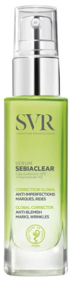 Sebiaclear Sérum correcteur global SVR - flacon de 30 ml