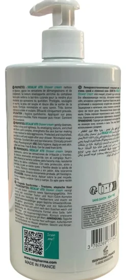 Secalia ATO crème lavante Isispharma - flacon-pompe de 750ml