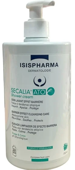 Secalia ATO crème lavante Isispharma - flacon-pompe de 750ml