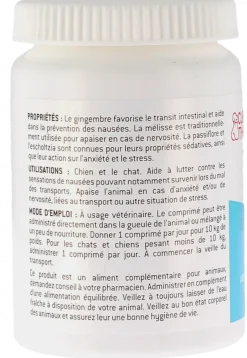 Sedakan Mal des transports chiens et chats Clément-thékan - boite de 30 comprimés