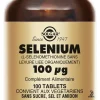 Selenium 100 µg Solgar - boîte de 100 comprimés
