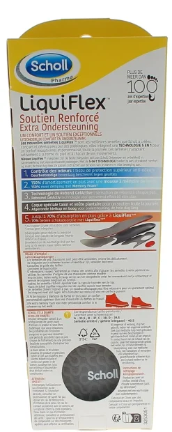 Semelle Liquiflex soutien renforcé Scholl - 1 paire de semelles
