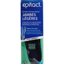 Semelles thérapeutiques jambes légères Epitact - une paire de semelles