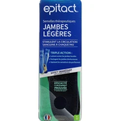 Semelles thérapeutiques jambes légères Epitact - une paire de semelles