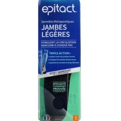 Semelles thérapeutiques jambes légères Epitact - une paire de semelles