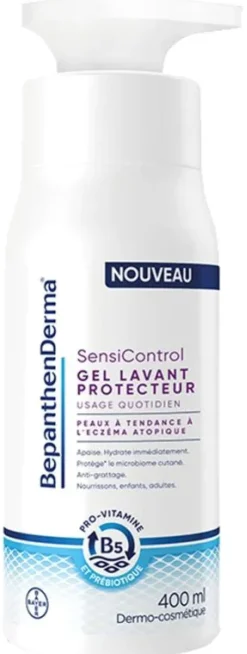 SensiControl Gel lavant protecteur Bepanthen Derma - flacon-pompe de 400 ml