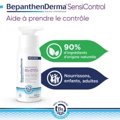 SensiControl Gel lavant protecteur Bepanthen Derma - flacon-pompe de 400 ml