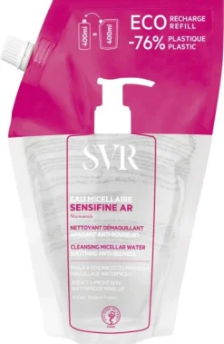 Sensifine AR eau micellaire peaux sensibles à rougeurs SVR