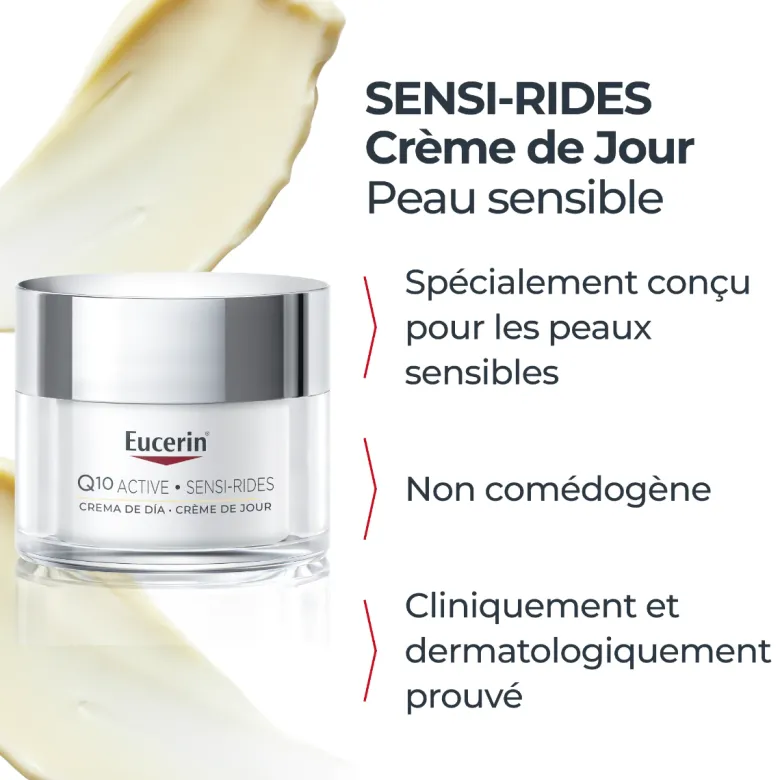 Sensi-Rides crème de jour peau sensible Eucerin - pot de 50ml