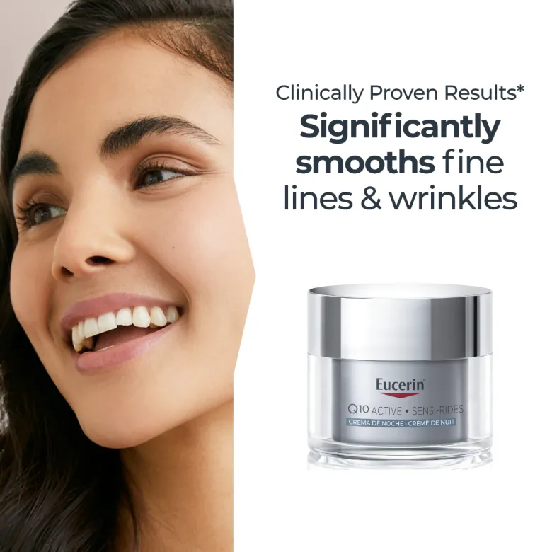 Sensi-rides crème de nuit peau sensible Eucerin - pot de 50ml