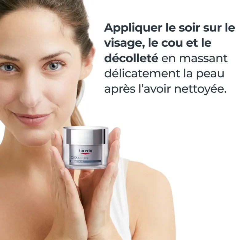 Sensi-rides crème de nuit peau sensible Eucerin - pot de 50ml