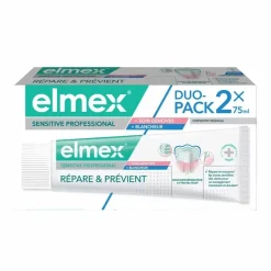 Sensitive professional dentifrice répare et prévient Elmex