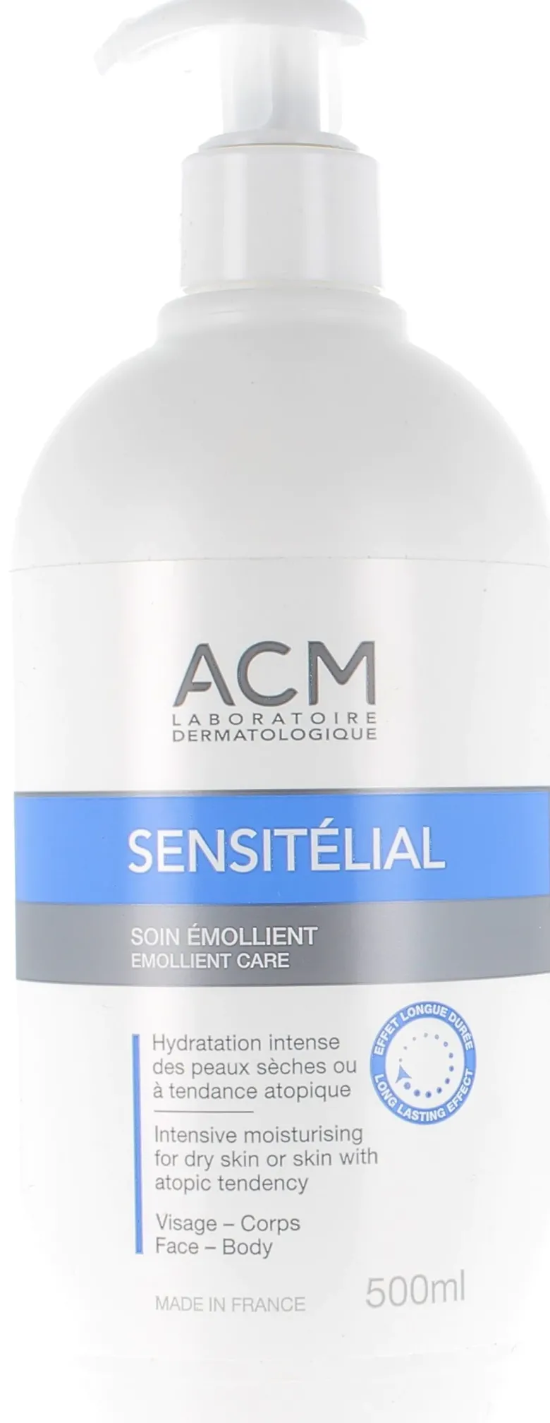 Sensitélial soin émollient ACM - flacon de 500 ml