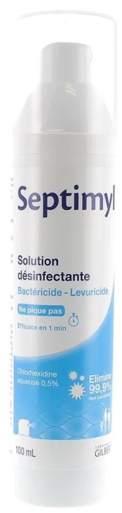 Septimyl solution désinfectante chlorhexidine aqueuse 0,5% Gilbert