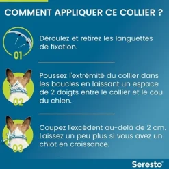 Seresto collier antiparasitaire grands chiens Elanco – 1 collier