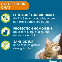 Seresto collier antiparasitaire chats Elanco