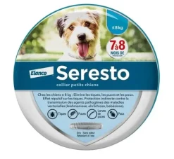 Seresto collier antiparasitaire petits chiens Elanco - 1 collier