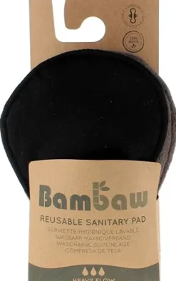 Serviette hygiénique lavable Bambaw - une serviette lavable